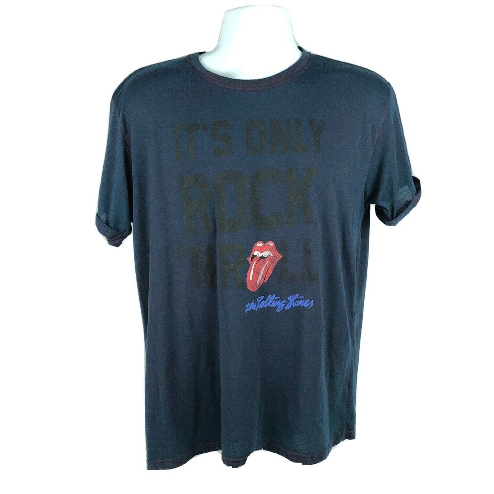 Rolling Stones 2017 T-Shirt‎ Men's Size Large It's Only Rock N Roll Mick Jagger